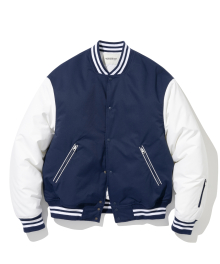 insulation baseball jacket navy