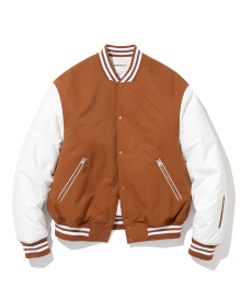 insulation baseball jacket orange