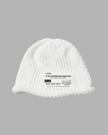THE MUSEUM VISITOR TICKET BEANIE (WHITE)