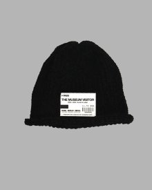 THE MUSEUM VISITOR TICKET BEANIE (BLACK)