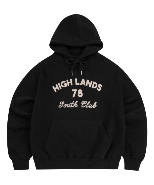 Худи с начесом South Club Logo - Black