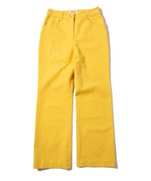 DAISY STAR PATCH PANTS yellow