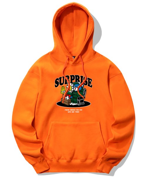 Friends orange outlet hoodie