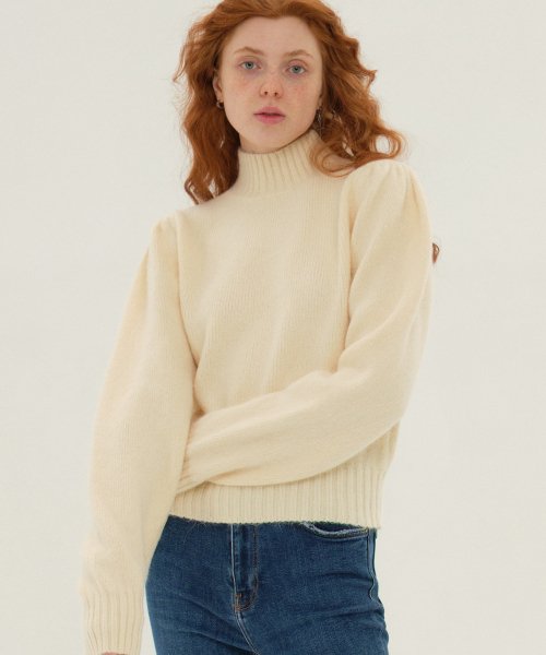 Puff on sale sleeve sweater