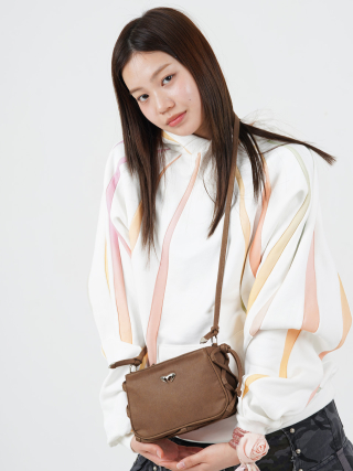 무음(MUWM) 에노키 미니 Enoki Mini Bag (Suede Brown) 상품 이미지