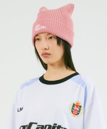 SQUARE BEANIE pink