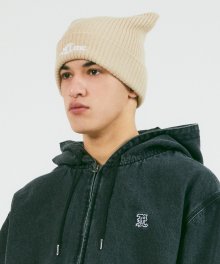 SQUARE BEANIE beige