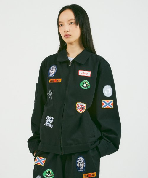 [ LMC ]★WAPPEN WORK JACKET LMC Wappen Work Jacket - Black | International Store
