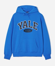 (24SS) 2 TONE ARCH HOODIE STRONG BLUE