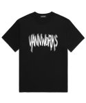밴웍스(VANNWORKS) VAGUE LOGO 오버핏 반팔 티셔츠 (VS0044) 블랙