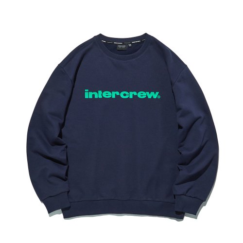 Свитшот с архивным логотипом Intercrew D-Navy ITY1TM31GDY