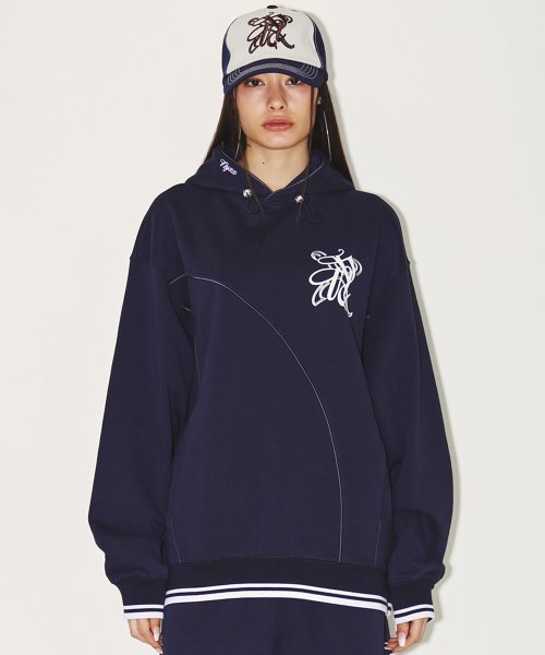 EMBLEM LINING худи NAVY