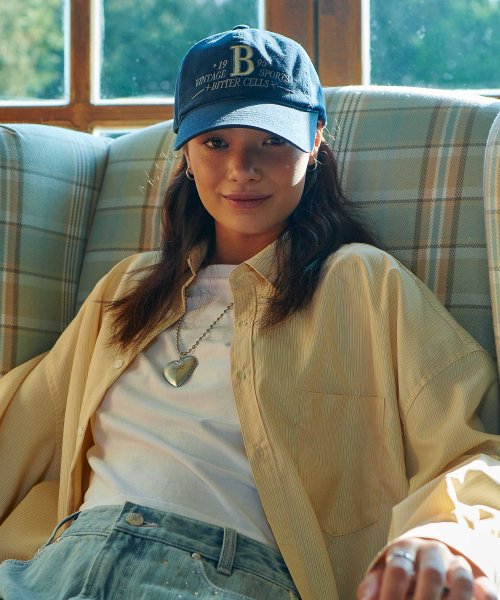 비터셀즈() 애니 오버핏 셔츠-레몬 상품 이미지