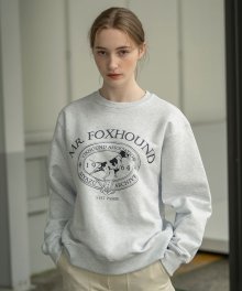 SITP5042 Foxhound Sweat shirt_White melange