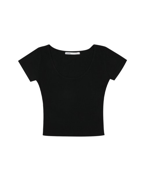 BOHEMSEO☆HALF RIBBED T 8TH REORDER ] HALF RIBBED T, IVORY - bohemseo