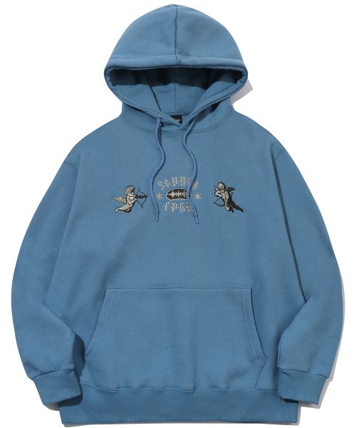 MUSINSA | CPGN STUDIO Amor Angel Embroidery Hoodie Blue