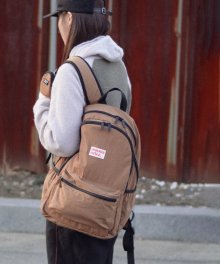 [에어팟파우치세트] Layered backpack _ Brown