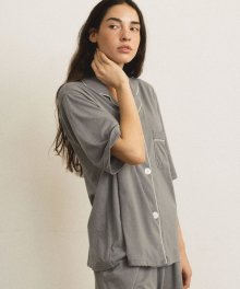 [모달] (w) Essential Grey Short Pajama Set