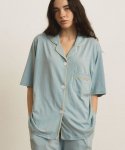 조스라운지(JO'S LOUNGE) [모달] (w) Essential Mint Grey Short Pajama Set