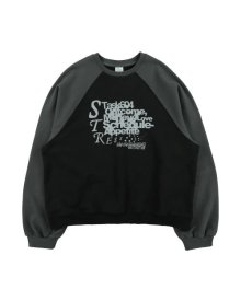 TCM stress raglan mtm (black/charcoal)