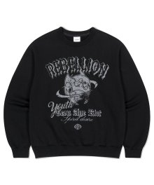 REBEL SWEATSHIRT BLACK(MG2ESMM451A)