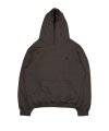 TCM starfish mini logo hoodie (dark brown)