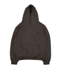 더콜디스트모먼트(THE COLDEST MOMENT) TCM starfish mini logo hoodie (dark brown)