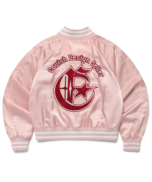 W SIDELINE BOMBER JACKET PINK(CV2ESFB963A)