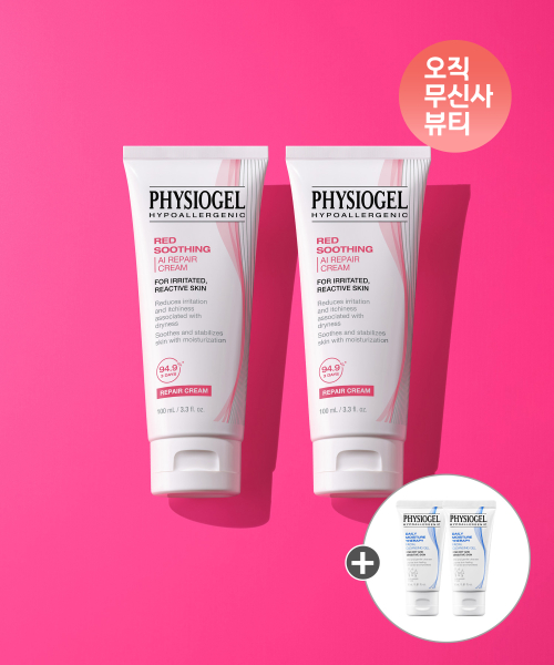 피지오겔 더마 레드수딩AI 리페어 크림 100ml×2개+추가증정