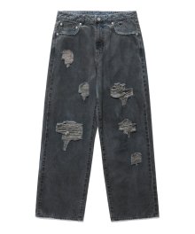 DIRTY WASHING WIDE DENIM PANTS_BLACK(IK2ESMD111A)