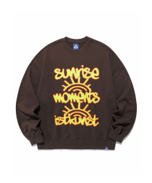 SUNRISE MOMENT SWEATSHIRTS_BROWN(IK2ESMM441A)