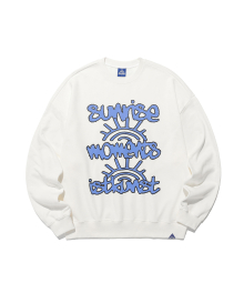 SUNRISE MOMENT SWEATSHIRTS_WHITE(IK2ESMM441A)