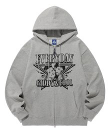 G&C STAR VINTAGE HOOD ZIP UP_GREY(IK2ESMM483A)