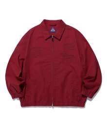 WASHED ZIP-UP WORK JACKET_RED(IK2ESMJ200A)