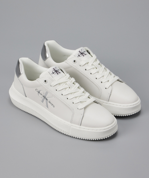 캘빈클라인 진() 여 화이트실버 여성 말모 스니커즈 YW01224 YBR 상품 이미지