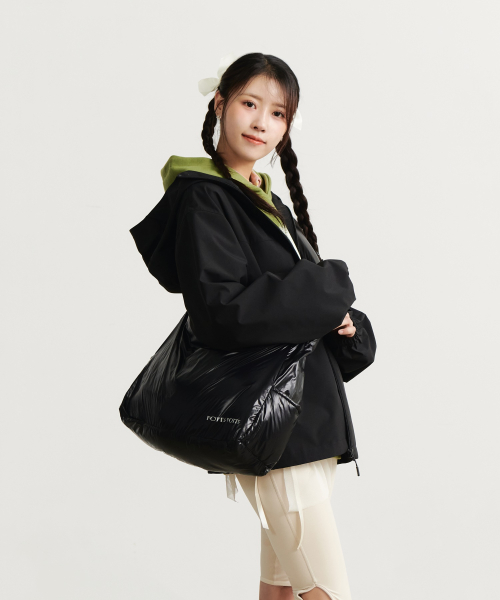 PUFFER BAG BIG - BLACK