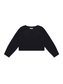 G CLASSIC V-NECK KNIT PULLOVER (NAVY)