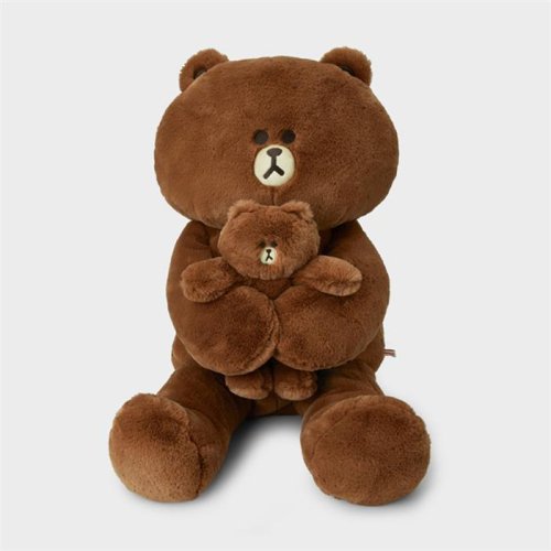 LINE FRIENDSラインフレンズハグブラウン大型人形 【公式通販】