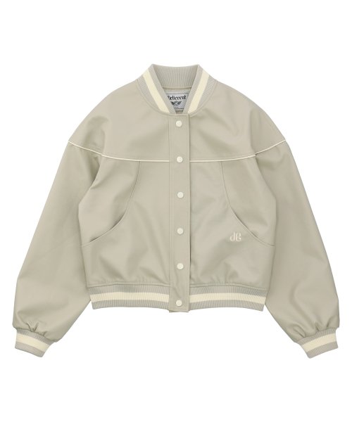 кожа пойнт куртка [LIGHT KHAKI]