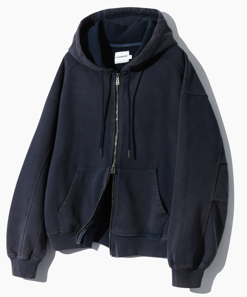 ●THEAIRTOWN● 300pad pigment hood zip-up 