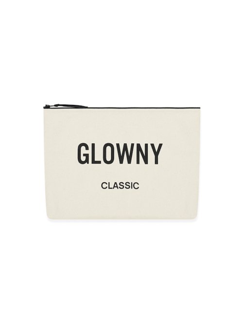 MUSINSA | GLOWNY EVERYDAY G COTTON POUCH (IVORY)