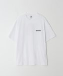 부붐(BOOVOOM) [빅사이즈]오리지널 로고 자수 티셔츠 화이트