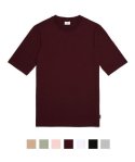 바리게이트(BARIGATE) 베이직 레이어드용 티셔츠 - 버건디 (BBTS101)