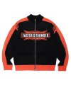 FASTER STRONGER RACING ZIP-UP KNIT BLACK