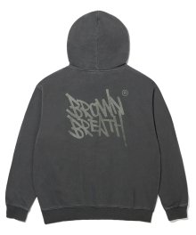 TAG PIGMENT HOODIE - CHARCOAL