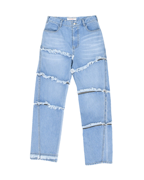 ZIPPER JEAN (BLUE)