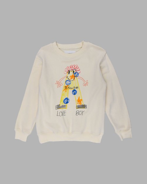 A LOVE BOY PRINTED SWEATSHIRTS (IVORY)