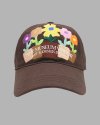 FIVE FLOWER POT BALL CAP (BROWN)