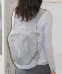 타입서비스(TYPESERVICE) Two Zipper Compact Backpack [Gray]