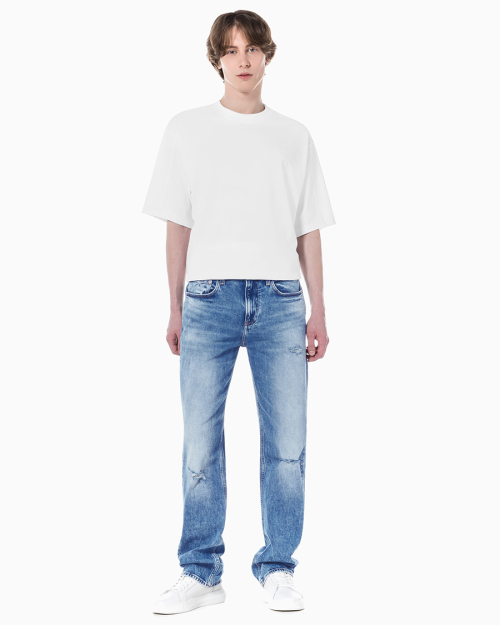 캘빈클라인 진() 남 라이트블루 90s 스트레이트핏 미드블루 이탈리안 데님 J325396 1AA 상품 이미지